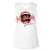 Women Exclusive DEF LEPPARD Eye-Catching Muscle Tank, Mouth