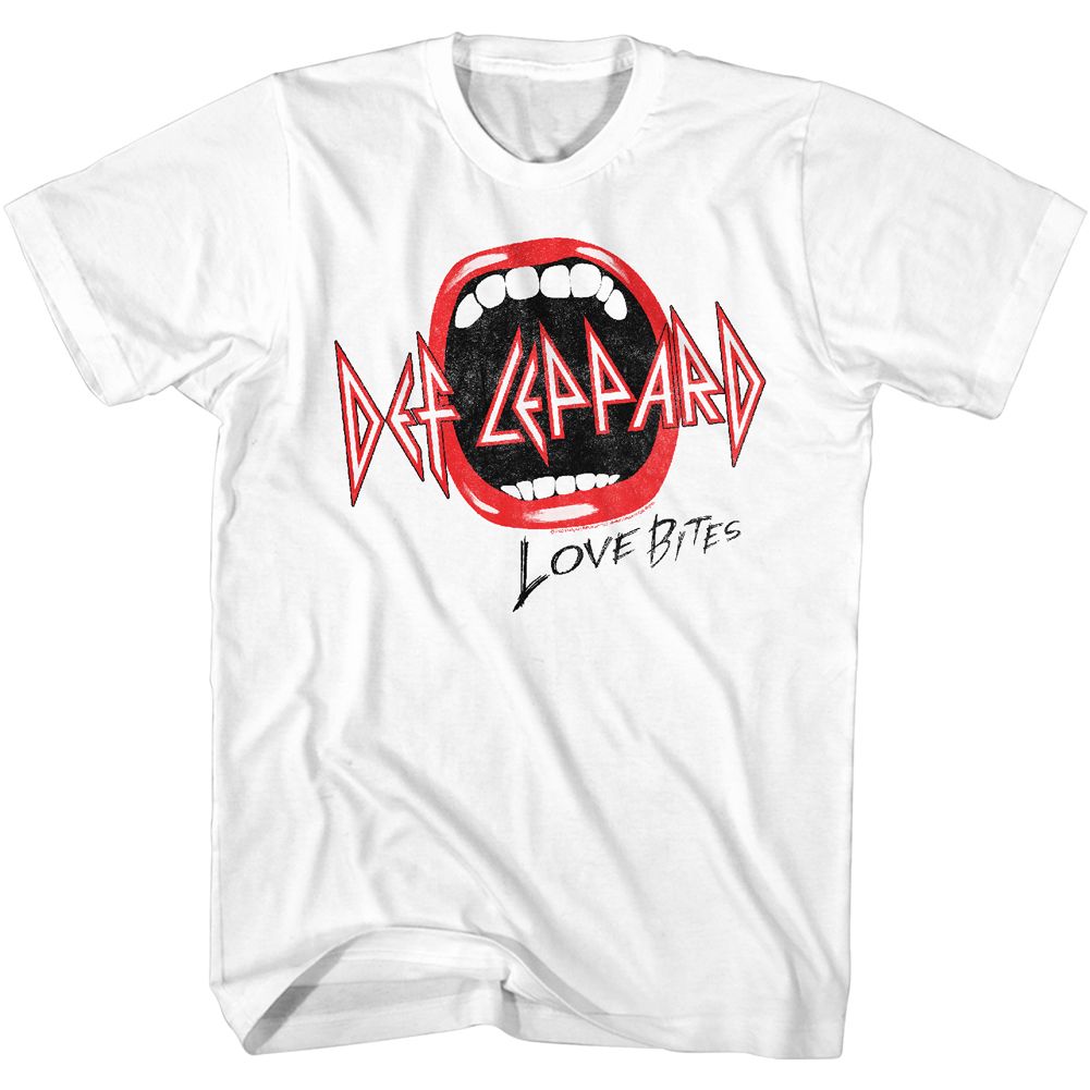 DEF LEPPARD Eye-Catching T-Shirt, Mouth Bites