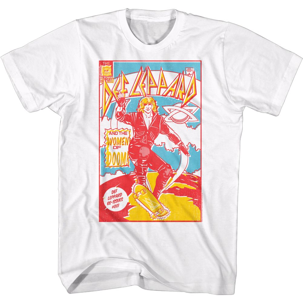 DEF LEPPARD Eye-Catching T-Shirt, Comic Cover