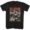 DEF LEPPARD Eye-Catching T-Shirt, Collage