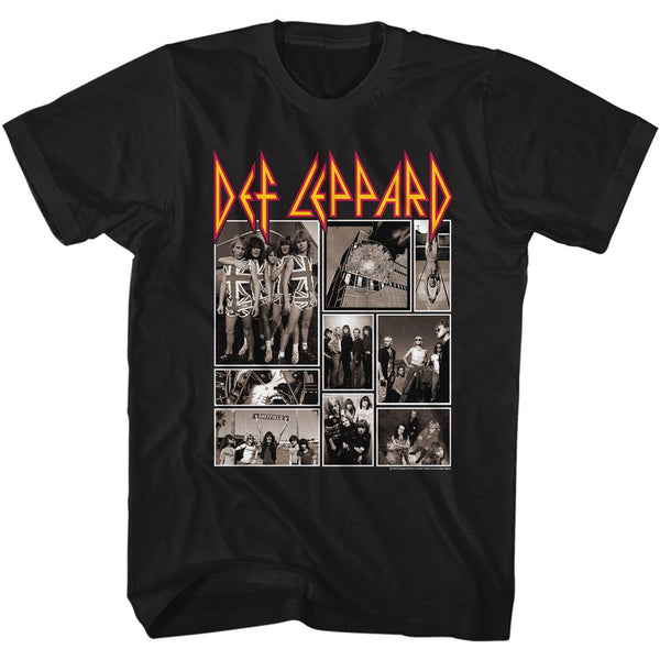 DEF LEPPARD Eye-Catching T-Shirt, Collage