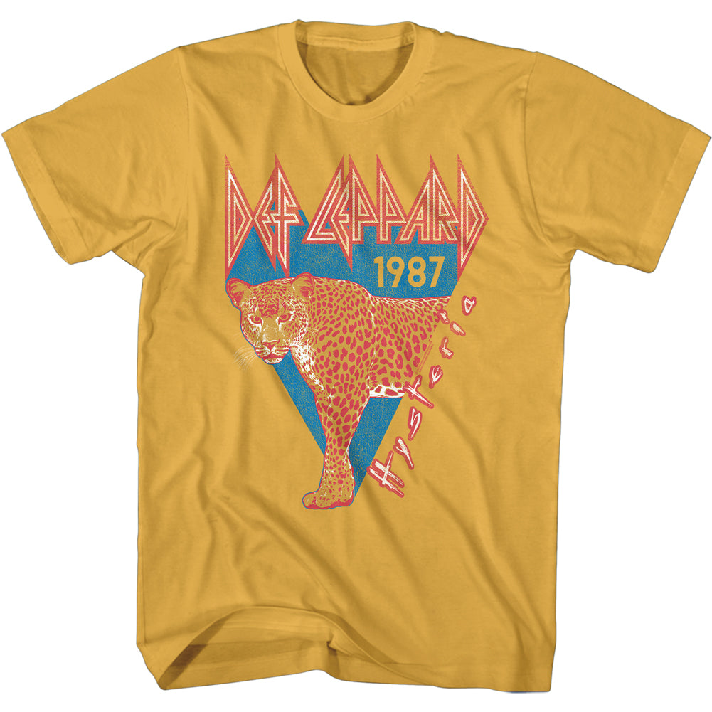 DEF LEPPARD Eye-Catching T-Shirt, Leopard Hysteria