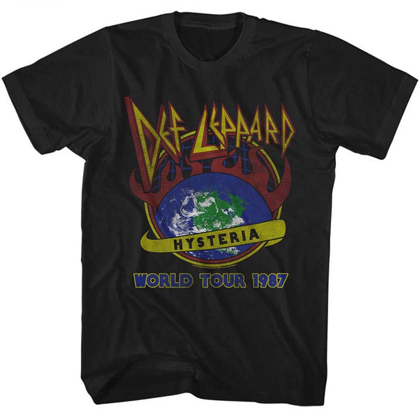 DEF LEPPARD Eye-Catching T-Shirt, World Tour 1987