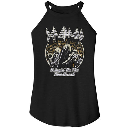 DEF LEPPARD Rocker Tank Top, Def Leppard Bringing The Heartbreak Circle