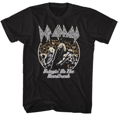 DEF LEPPARD Eye-Catching T-Shirt, Bringin the Heartbreak