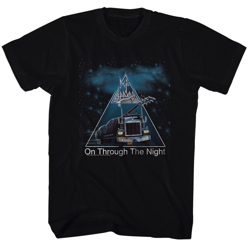 DEF LEPPARD Eye-Catching T-Shirt, On Through The Night