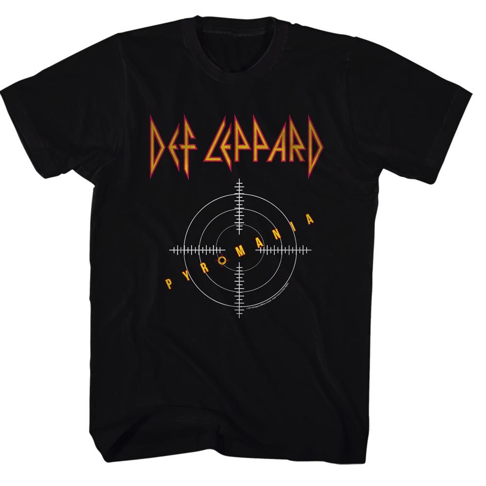 DEF LEPPARD Eye-Catching T-Shirt, Pyromania