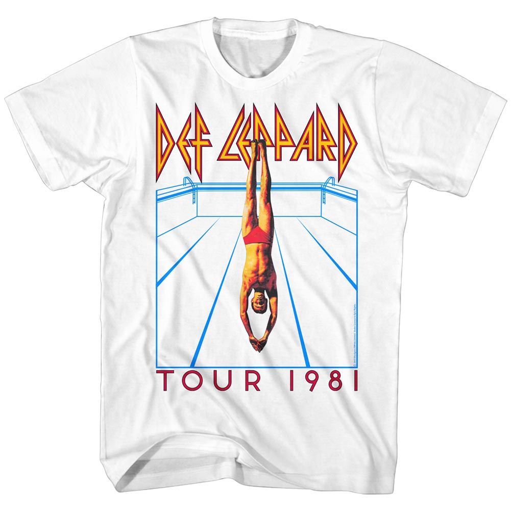 DEF LEPPARD Eye-Catching T-Shirt, Tour 1981