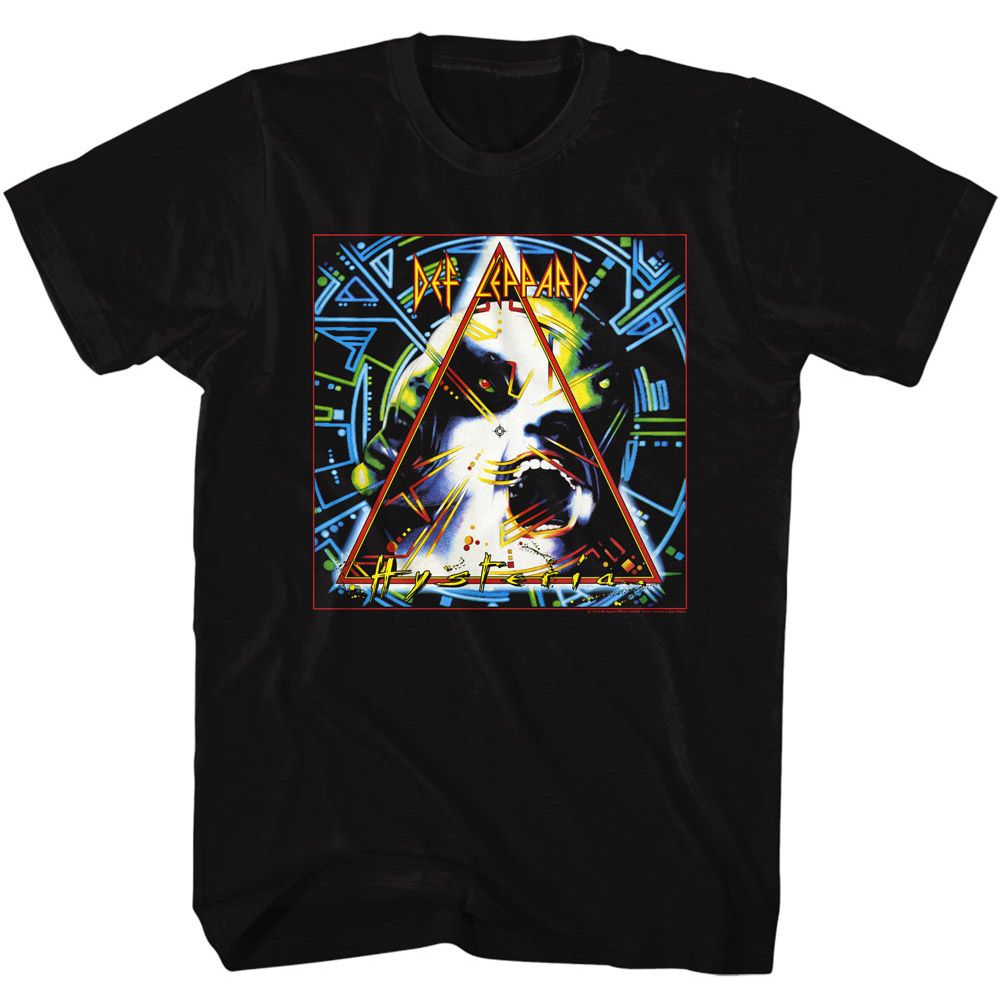 DEF LEPPARD Eye-Catching T-Shirt, Hysteria