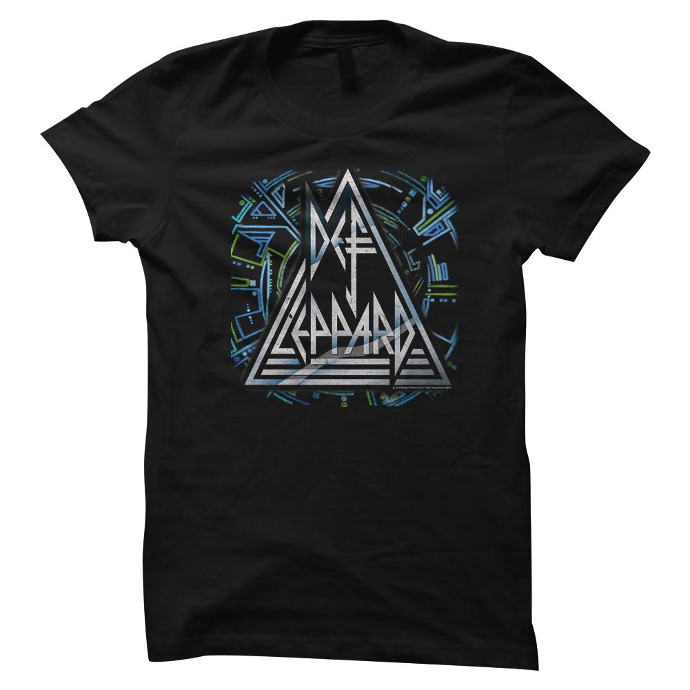 Women Exclusive DEF LEPPARD T-Shirt, Hysteria Logo