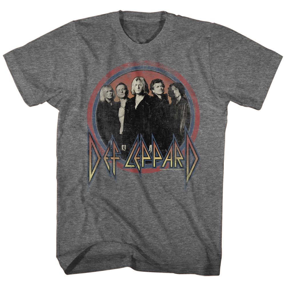 DEF LEPPARD Eye-Catching T-Shirt, Circles