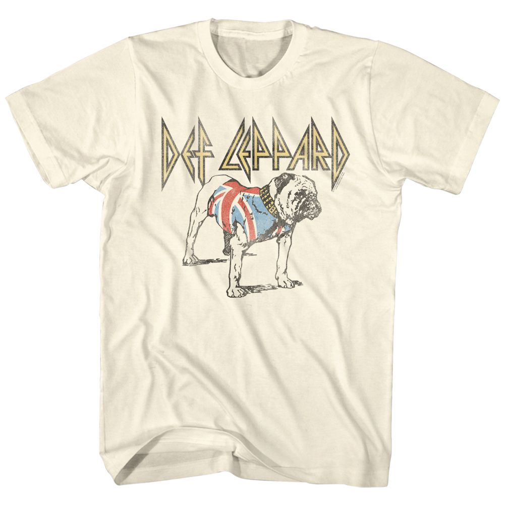 DEF LEPPARD Eye-Catching T-Shirt, Bulldog