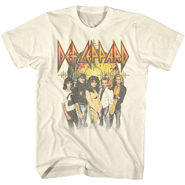 DEF LEPPARD Eye-Catching T-Shirt, Faded Band