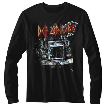 DEF LEPPARD Eye-Catching Long Sleeve T-Shirt, On Through The Glass