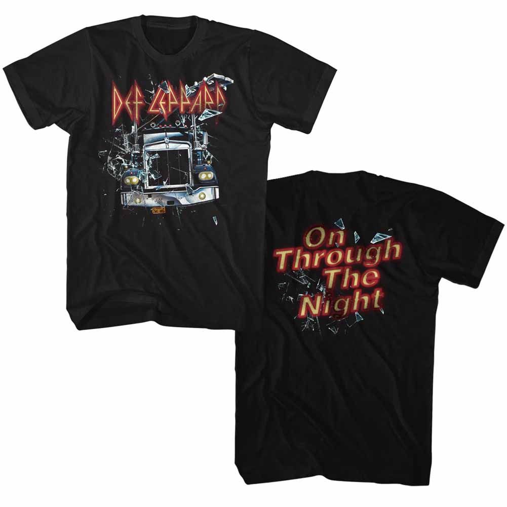 DEF LEPPARD Eye-Catching T-Shirt, Through Night