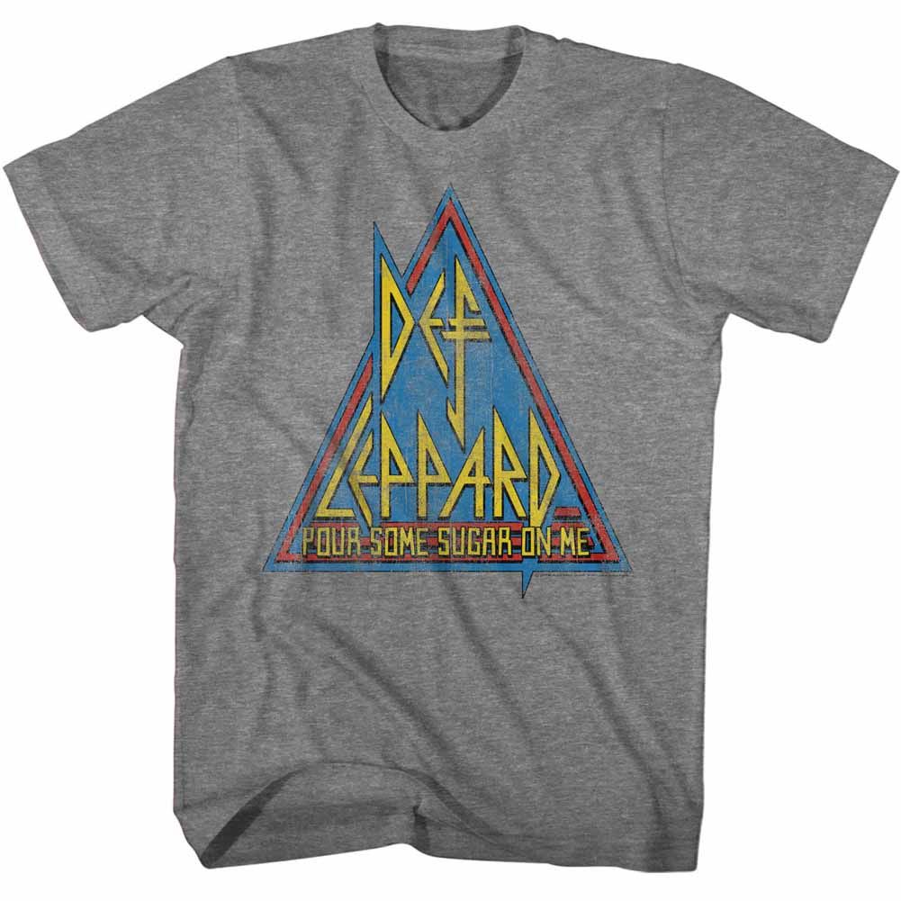 DEF LEPPARD Eye-Catching T-Shirt, Faded Sugar