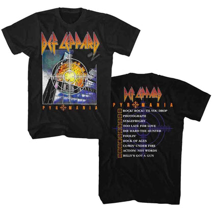 DEF LEPPARD Eye-Catching T-Shirt, Pyro Album