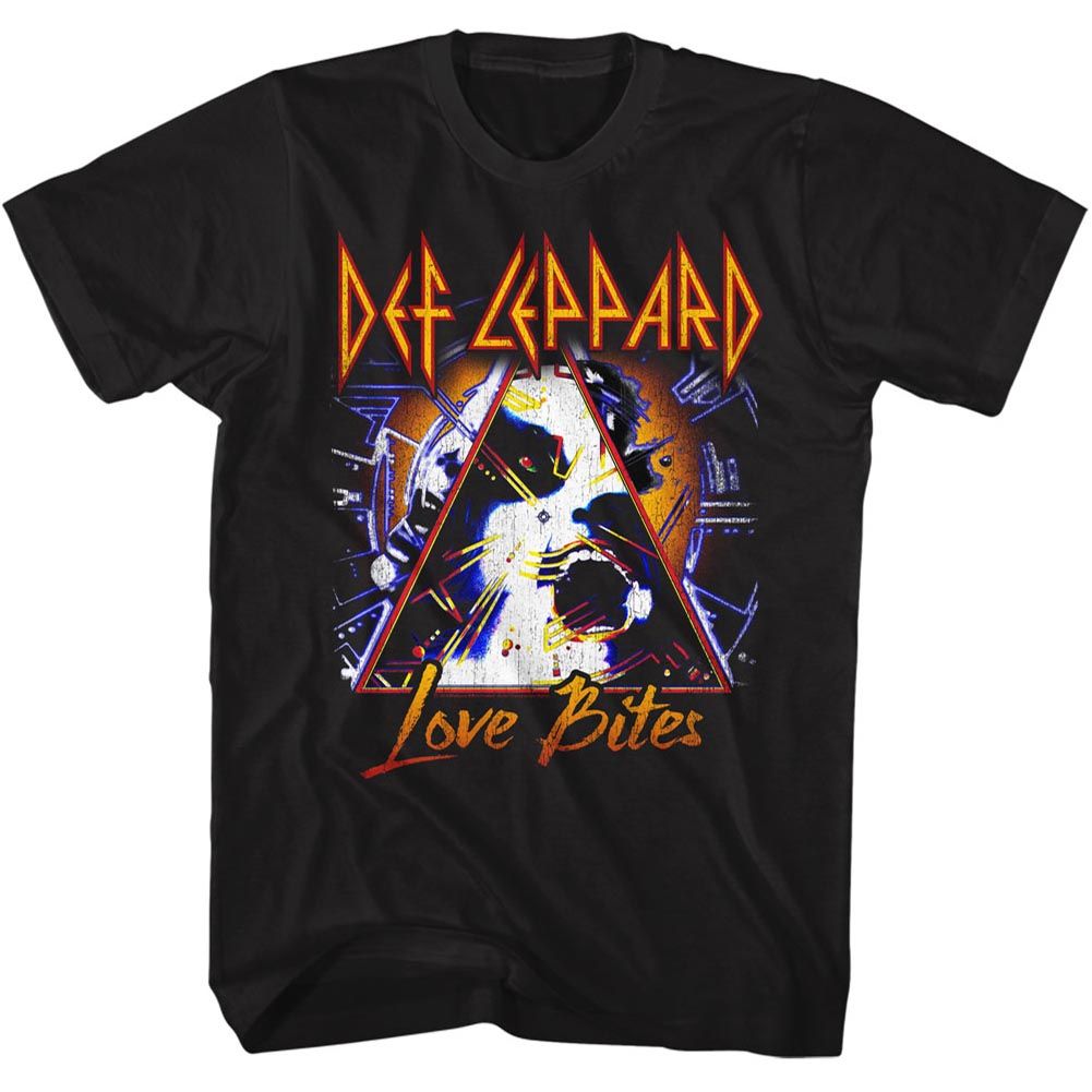 DEF LEPPARD Eye-Catching T-Shirt, Hysteria Bites