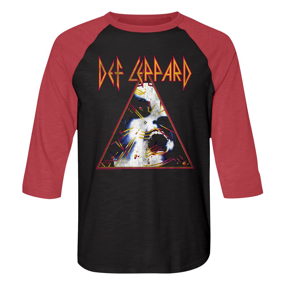 DEF LEPPARD Eye-Catching Raglan, Hysteria