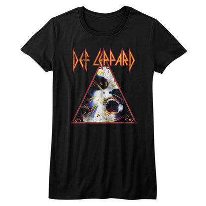 Women Exclusive DEF LEPPARD T-Shirt, Hysteria Big