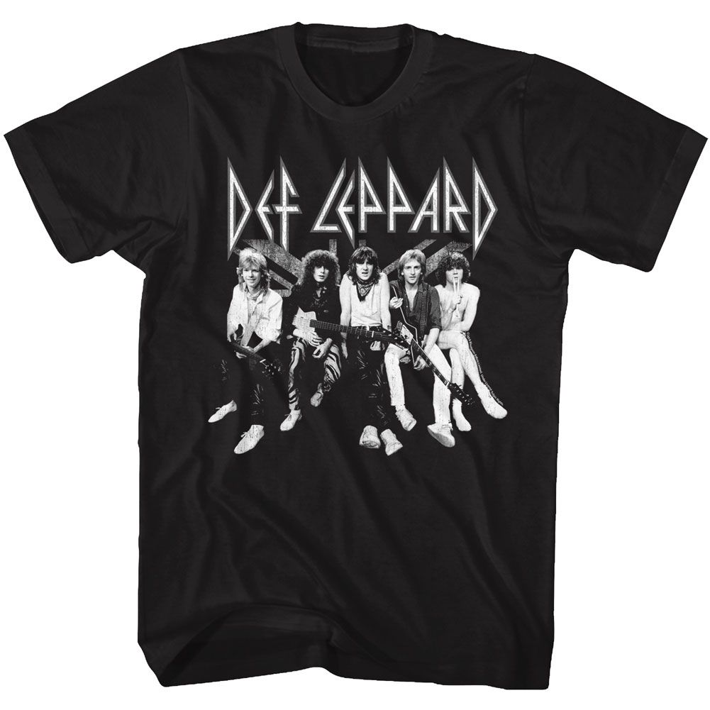 DEF LEPPARD Eye-Catching T-Shirt, B&amp;W