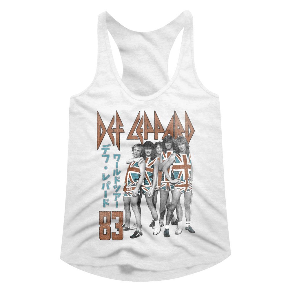 Women Exclusive DEF LEPPARD Eye-Catching Racerback, Japan 83