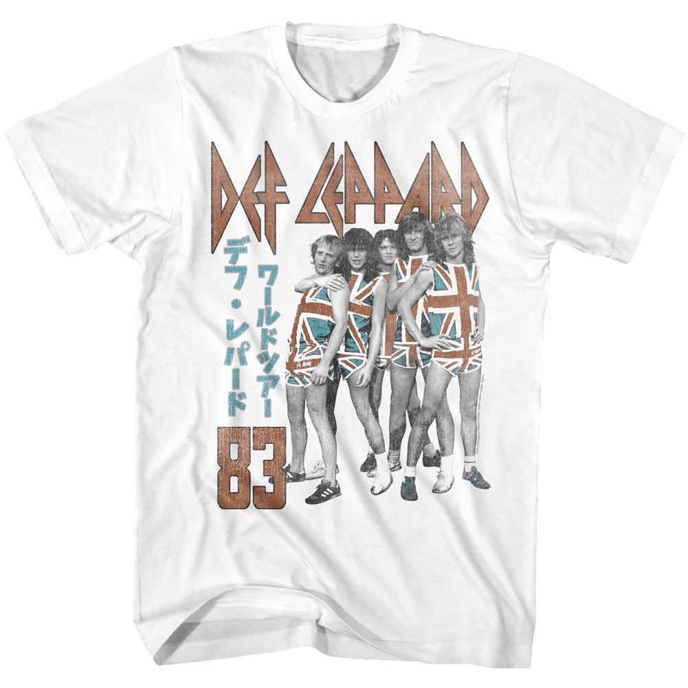 DEF LEPPARD Eye-Catching T-Shirt, Japan 83