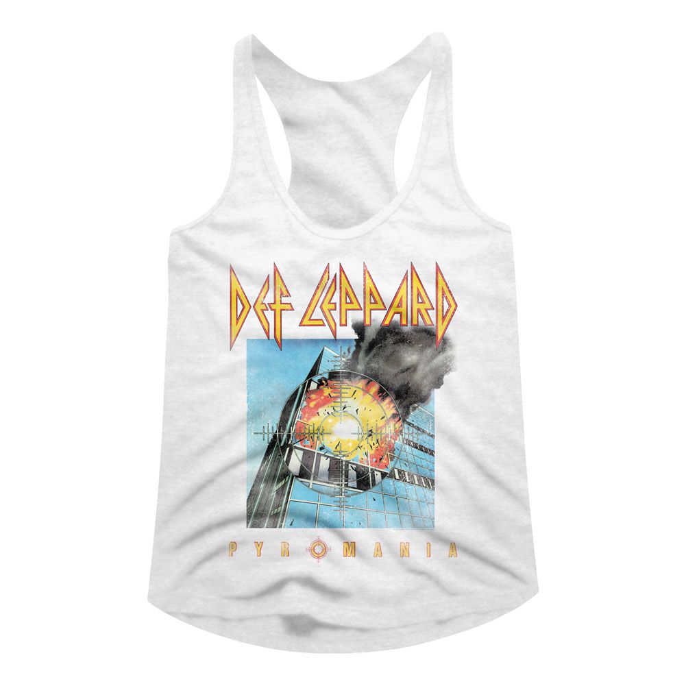 DEF LEPPARD Racerback, Faded Pyromania