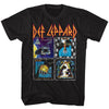 DEF LEPPARD Eye-Catching T-Shirt, Famous Albums