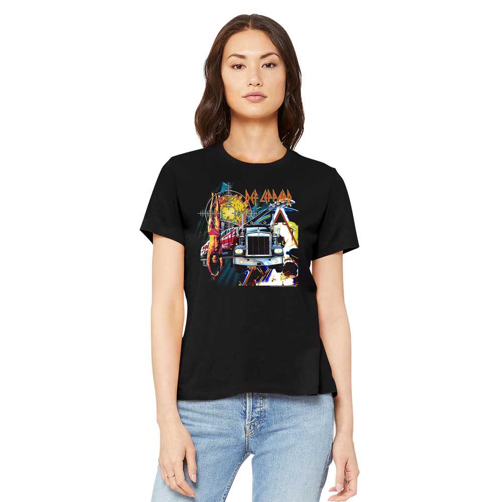 Women Exclusive DEF LEPPARD T-Shirt, Jumble