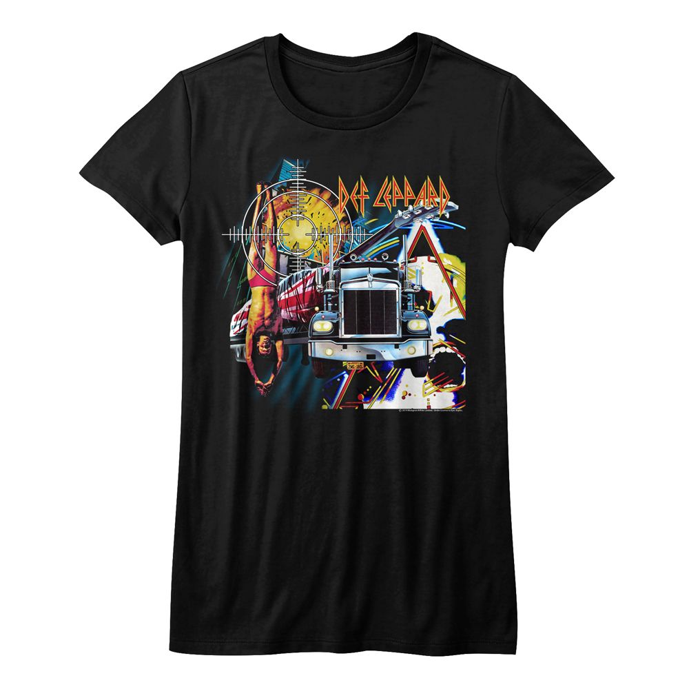 Women Exclusive DEF LEPPARD T-Shirt, Jumble