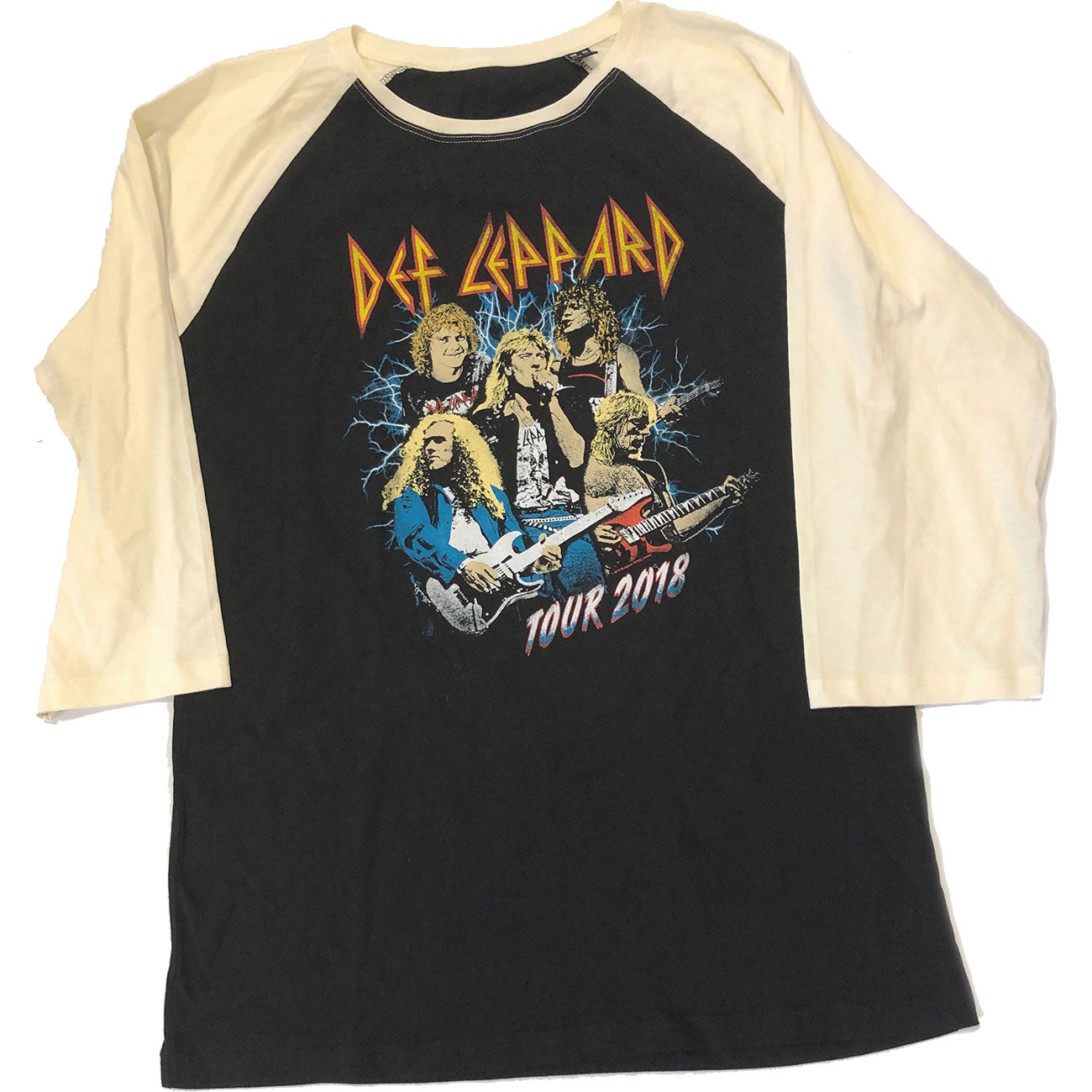 DEF LEPPARD Attractive T-Shirt, 2018 Tour Photo