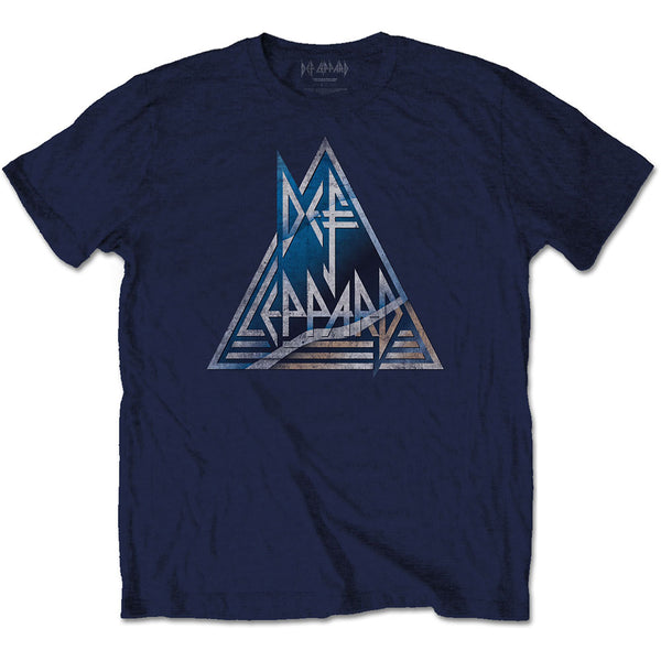 DEF LEPPARD Attractive T-Shirt, Triangle Logo