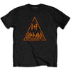 DEF LEPPARD Attractive T-Shirt, Classic Triangle