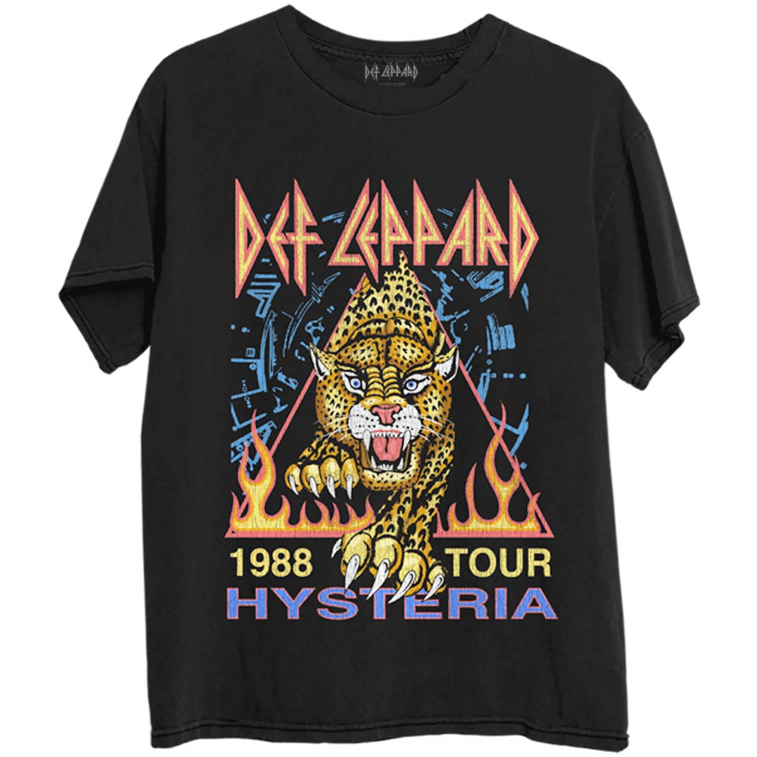 DEF LEPPARD Attractive T-Shirt, Hysteria &