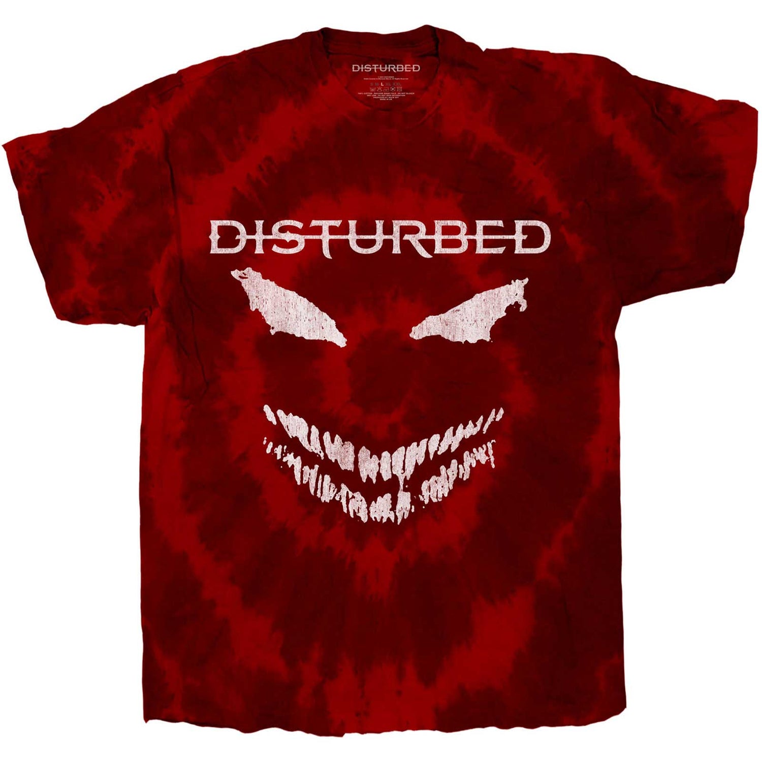 DISTURBED Attractive T-Shirt, Scary Face