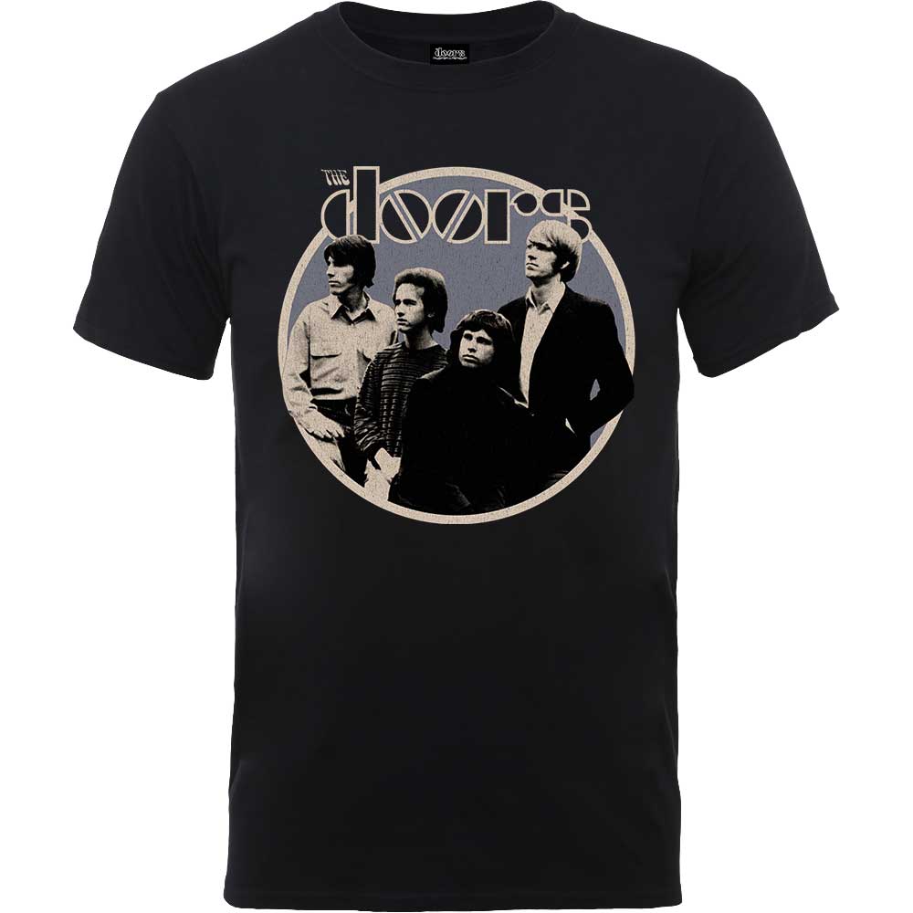 THE DOORS Attractive T-Shirt, Retro Circle