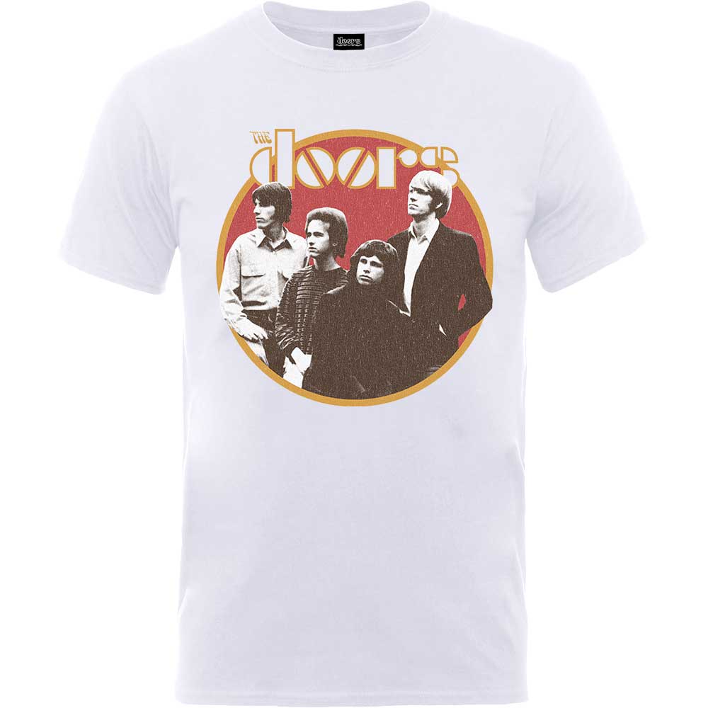 THE DOORS Attractive T-Shirt, Retro Circle