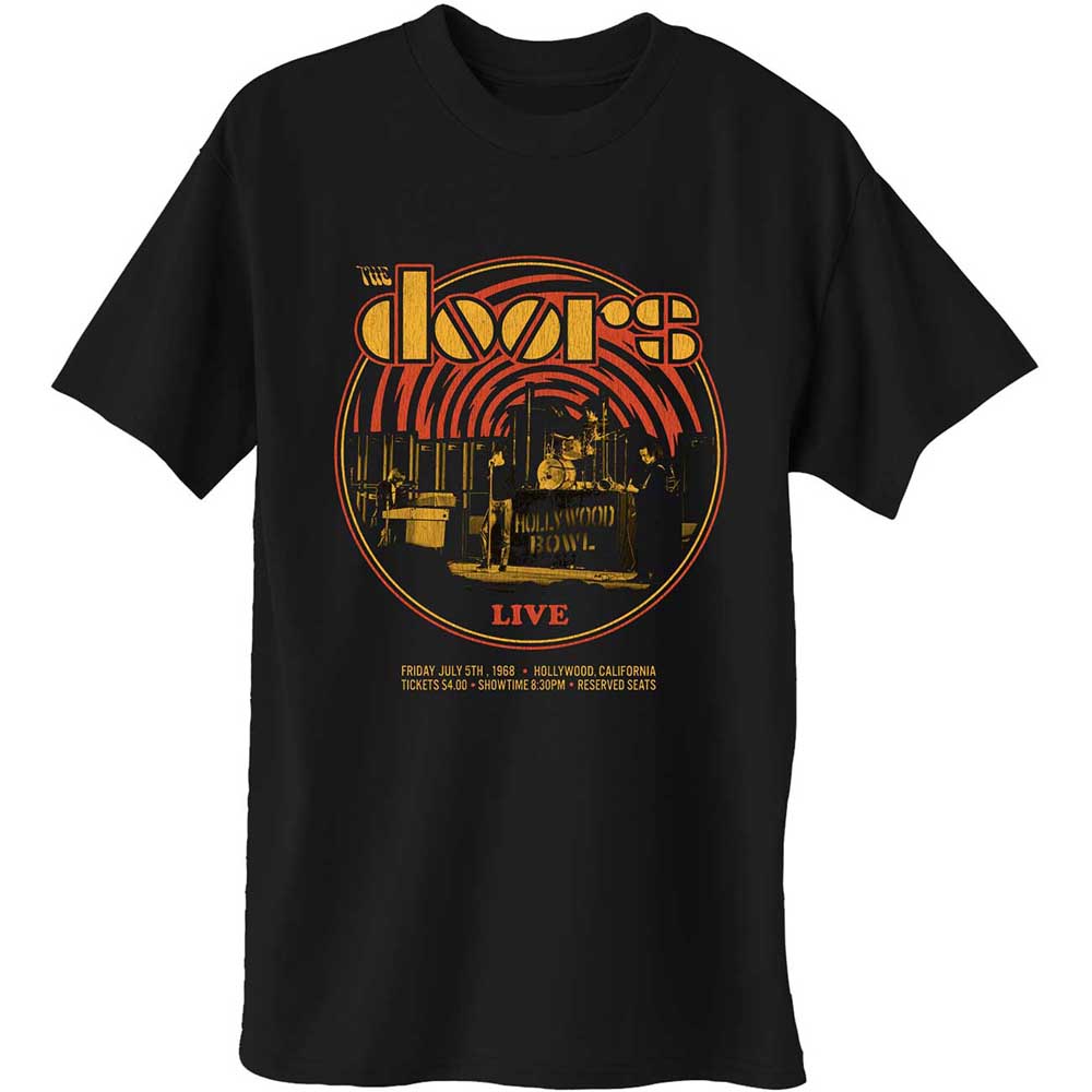 THE DOORS Attractive T-Shirt, 68 Retro Circle