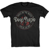 DEEP PURPLE Attractive T-Shirt, Smoke Circle