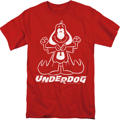 UNDERDOG Cute T-Shirt, Outline Under