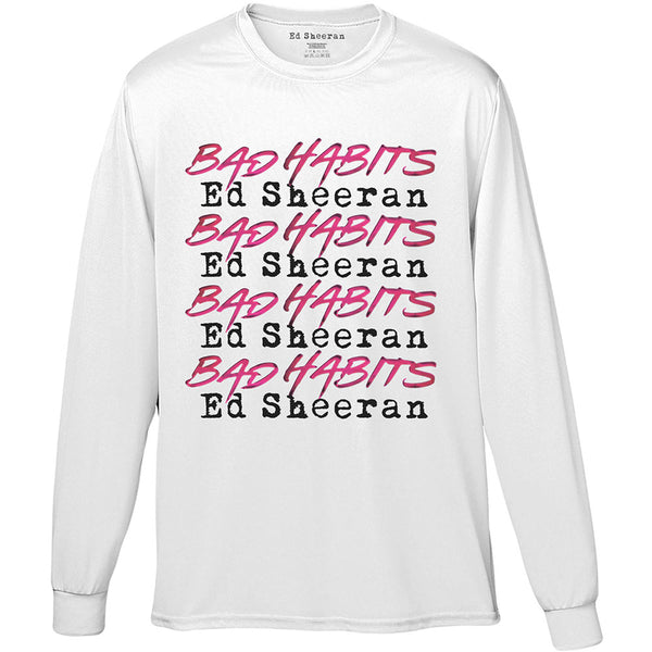 ED SHEERAN Attractive T-Shirt, Bad Habits Stack