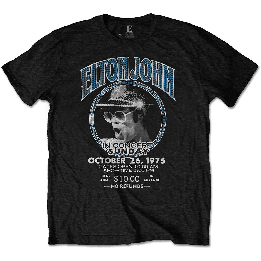 ELTON JOHN Attractive T-Shirt, Live In Concert