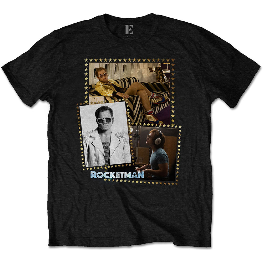 ELTON JOHN Attractive T-Shirt, Rocketman Montage