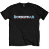 ELTON JOHN Attractive T-Shirt, Rocketman Movie Logo