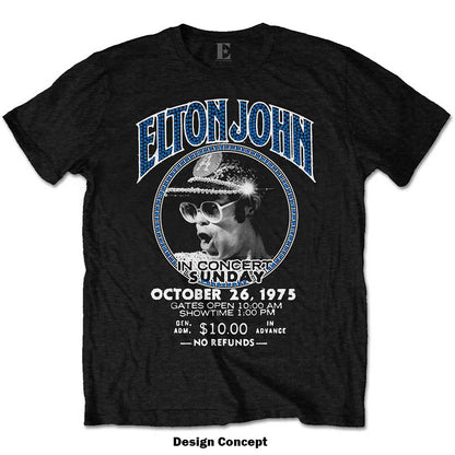 ELTON JOHN Attractive T-Shirt, In Concert