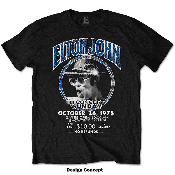 ELTON JOHN Attractive T-Shirt, In Concert