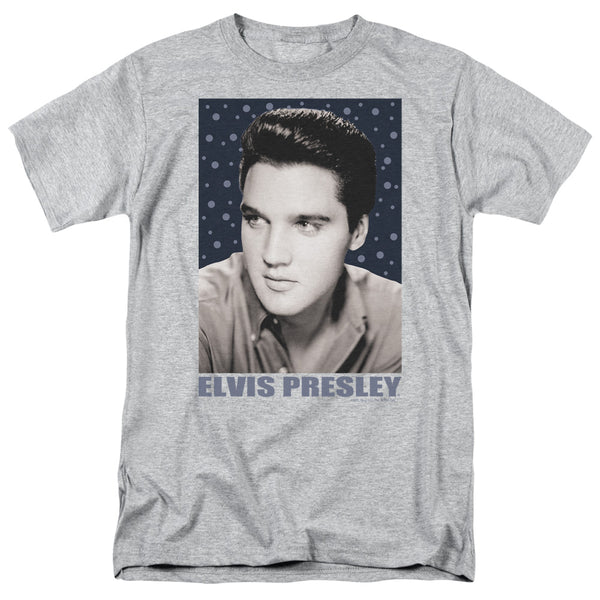 ELVIS PRESLEY Impressive T-Shirt, Blue Sparkle