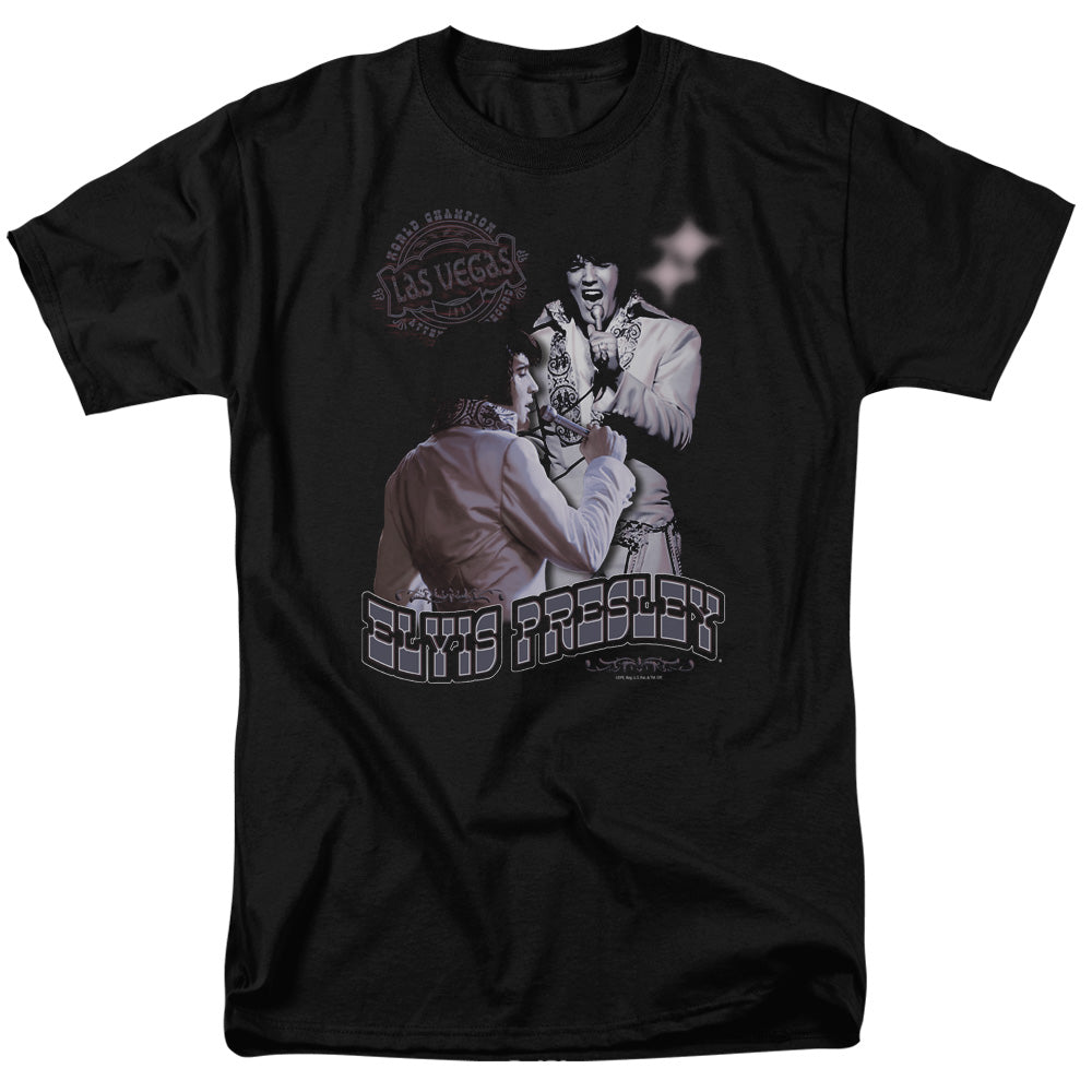 ELVIS PRESLEY Impressive T-Shirt, Violet Vegas