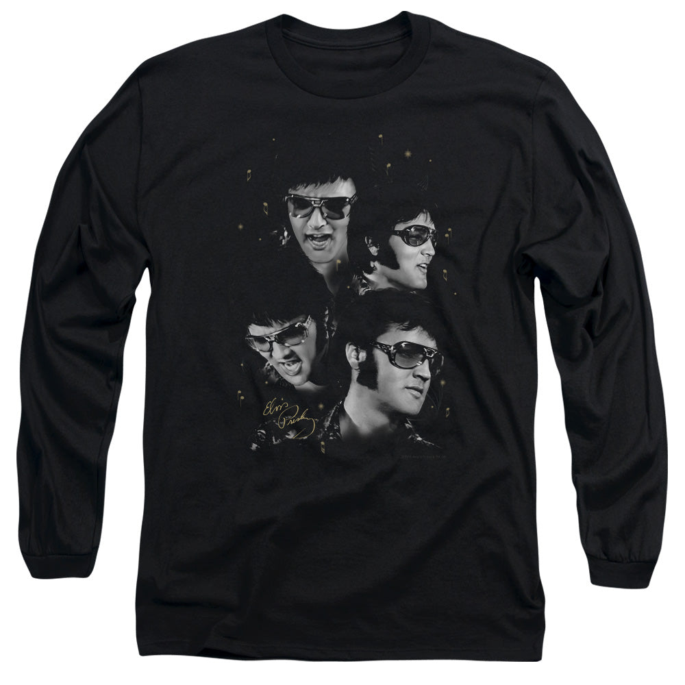 ELVIS PRESLEY Impressive Long Sleeve T-Shirt, Faces